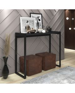 Aparador Decorativo ou Cantinho do Café Isis - Preto/preto